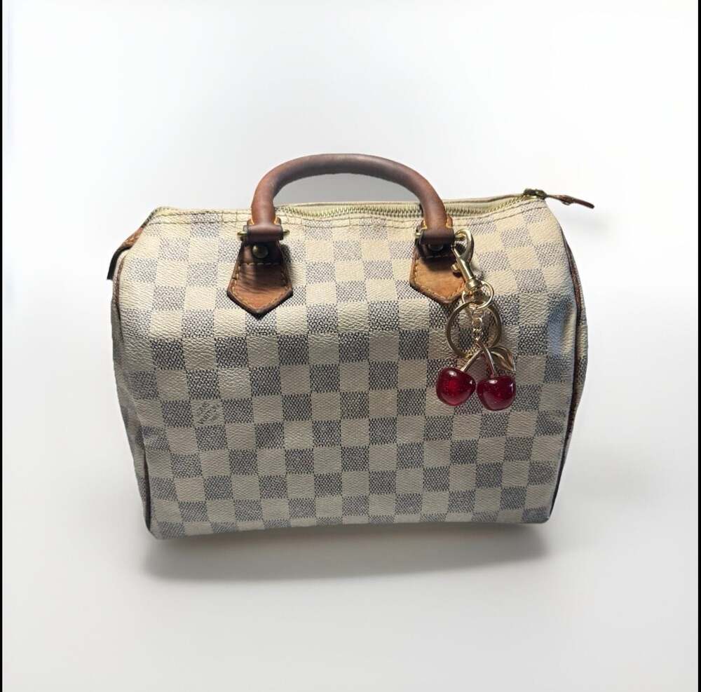 Louis Vuitton Damier Azur Speedy 25 Handbag